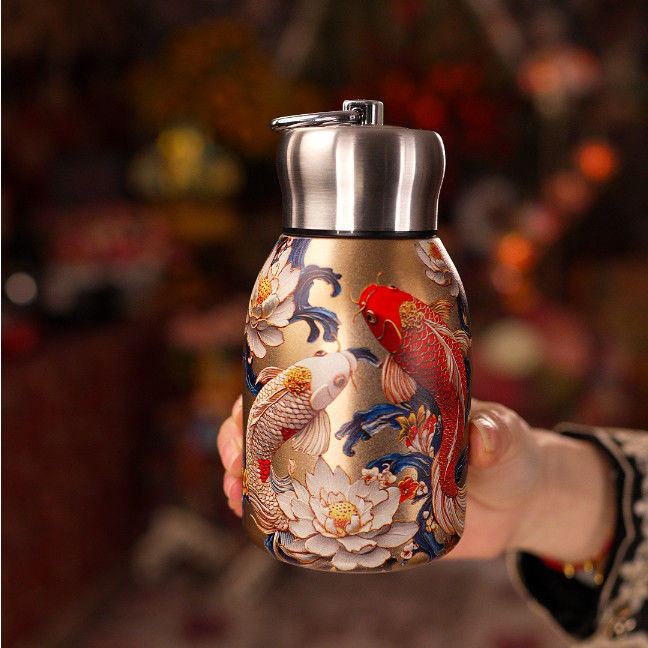 National style mushroom cup little fat stainless steel thermos cup compact mini flap pocket pants cup portable thermos cup wholesale personalized