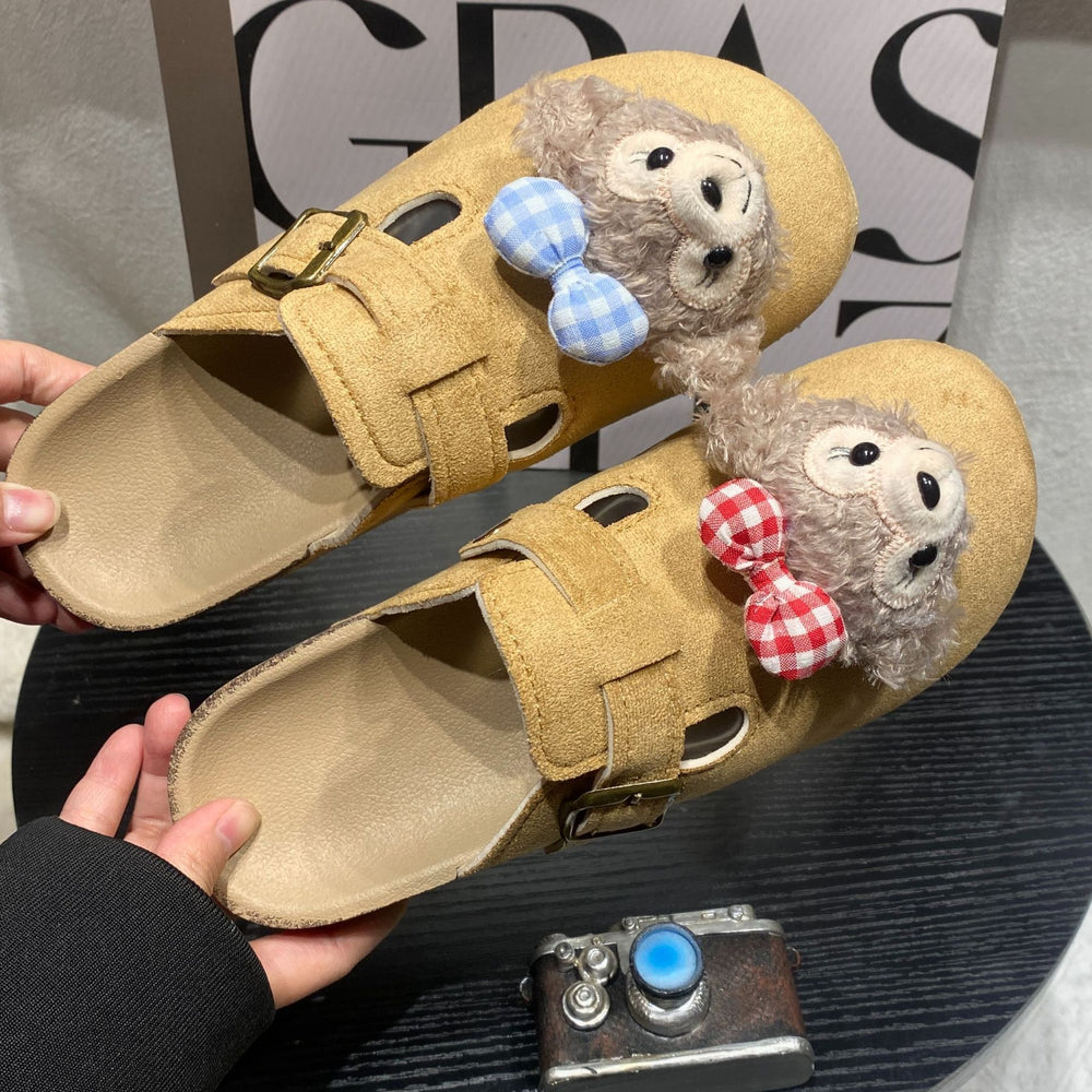 2026 spring/autumn cartoon cute comfortable new girls' slip-on birkenstock shoes, toddler & little kid birkenstock sandals