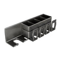 Gun gray toothbrush holder storage rack detachable washable bathroom punch-free wall-mounted electric tooth cup mouthwash cup hair dryer