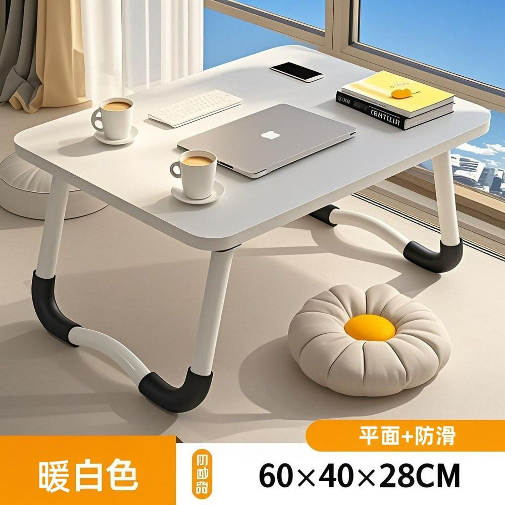 Bedside desk folding small table student dormitory writing desk dorm room essential laptop table assembly-free