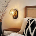 new vintage-inspired bedroom bedside ambient light, ice cube glass wall lamp, retro hallway wall sconce, stairway wall light