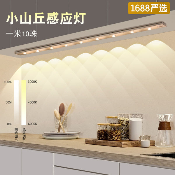 [Strict selection] Xiaoshan led smart sensor light rechargeable magnetic cabinet light cat's eye night light strip