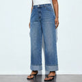 new arrivals: plus-size women's fashion - american y2k high-waisted wide-leg jeans for , , and european & american markets