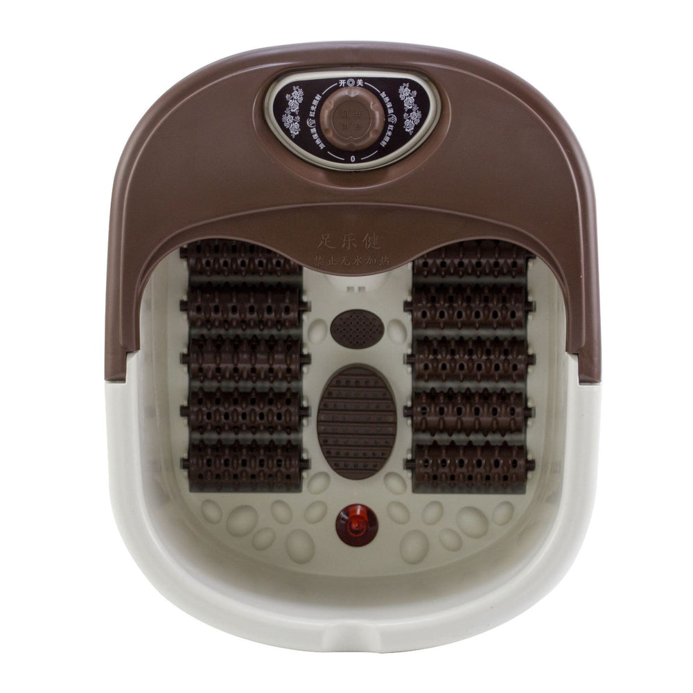 Heated foot bath basin - foldable, automatic, thermostatic electric foot massager - perfect for home use or gifting