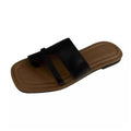 2026 new french retro flat-toe thong sandals korean style summer roman sandals beach vacation slippers