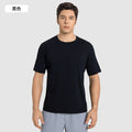 Round neck loosecasual short-sleeved t-shirtmensummer quick-drying breathable running fitness sports topsdmt001