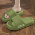 2024new arrivalthick sole shit-feeling slippers for women summer home soft bottom casualfor home bathroom one-line sandals for women