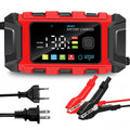 12v 6a car battery charger, large screen motorcycle battery charger, 12v battery charger