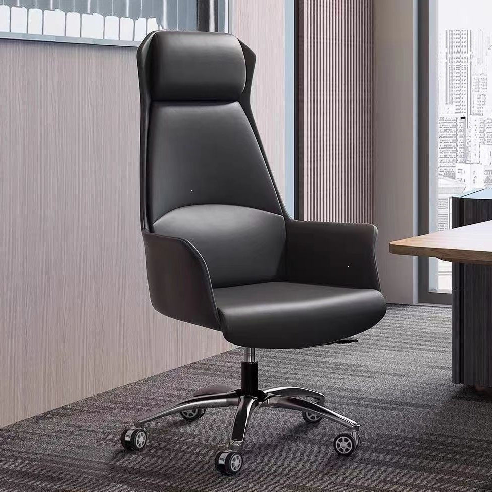 Casual chair, comfortable ergonomic chair, conference computer chair, business leather chair, office chair, live broadcast, home study, no