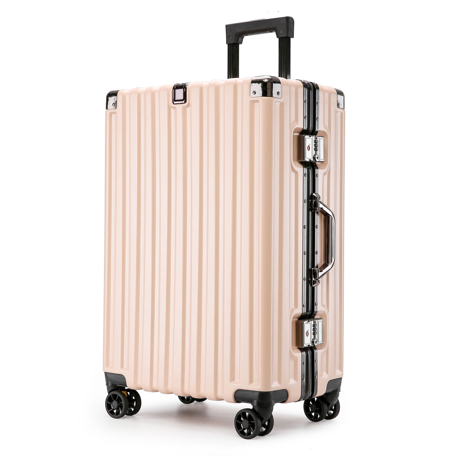 Cross-border luggage male student silent universal wheel 24 zipper box female new password box 26-inch suitcase wholesale