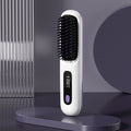 Straight hair comb, negative ions do not damage hair, wireless portable curling dual-purpose electric comb, fluffy handy gadget, high skull top, unlimited
