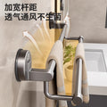 Bathroom suction cup towel rack, no-drill wall-mounted shelf, bathroom towel bar, toilet slippers storage rack