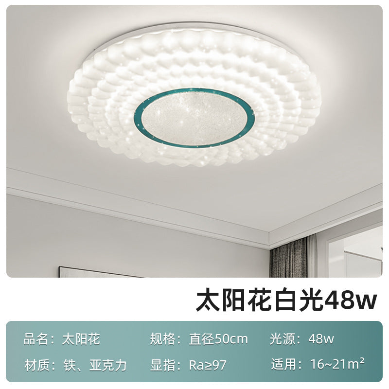 Bedroom light modern simplicity 2025 new ceiling light cream wind Internet celebrity romantic starry sky master bedroom lighting