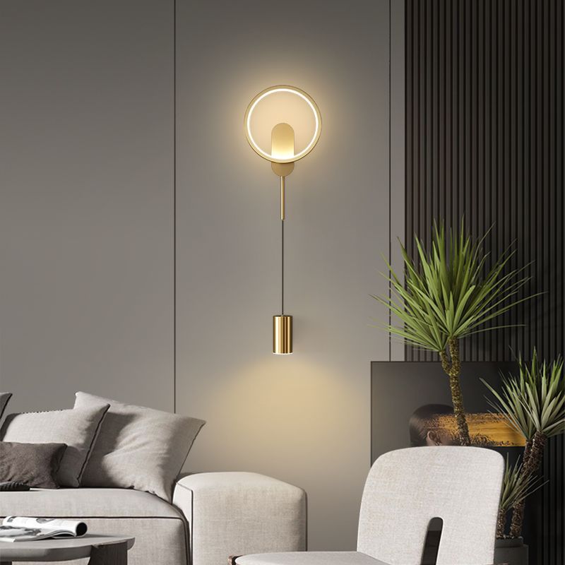 Bedside lamp bedroom wall lamp accessible luxury scandinaviancasual modern corridor aisle bench wall lamp living room background wall lamp