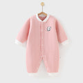 Baby rompers - spring, autumn, and winter styles - quilted baby outwear - newborn winter warm jumpsuits, crawling suits, and sleepwear