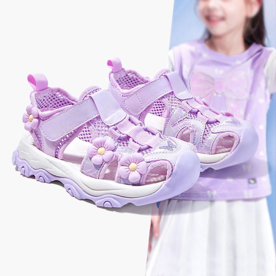 Kids' sandals & princess shoes -  summer new arrivals: soft-soled, closed-toe water shoes for girls - comfortable, breathable, and athletic