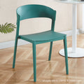 Danish designer chair - minimalist creative visitor chair for home, casual nordic dining chair, backrest chair for cafes and bubble tea shops