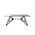 Glass coffee table tempered glass coffee tableaccessible luxuryclassy coffee table modern casual side table