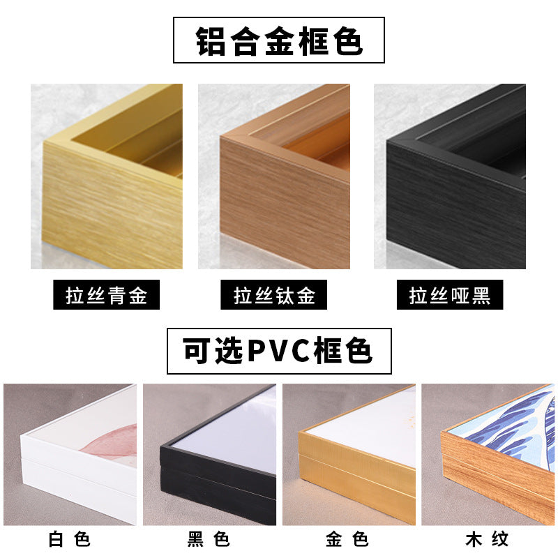 Meter box decorative painting custom switch blocking distribution box decorative painting, push-pull flip cover electric box painting with frame wholesale