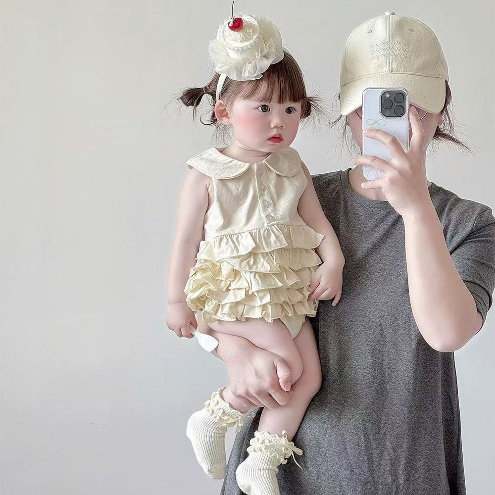 Infant & toddler cute & sweet romper - baby girl princess dress, crawling suit, bodysuit, cake skirt, harem pants, and outfit