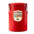 Insulated 304 stainless steel milk tea bucket - perfect for street vendors, fruit tea stalls, and commercial use. also ideal as an ice bucket or food warmer