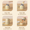 New arrivalcute panda peripheral stew beaker student office worker portable stew kettle good-looking gift cup with spoon
