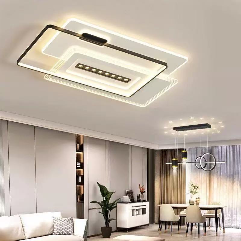 2025 new led ceiling light modern simple atmosphere living room main light bedroom light Zhongshan lighting whole house package