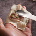 304 stainless steel double-ended multi-purpose dumpling spoon - kitchen utensil for filling, wonton scooping, and stirring