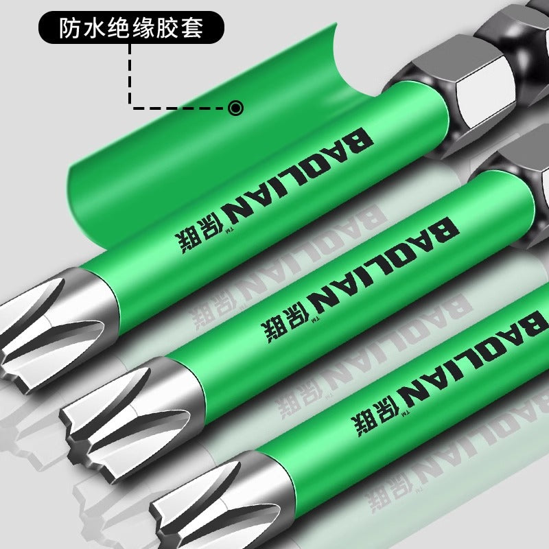 Baolian electrician bit electric strong magnetic anti-slip socket panel phillips screwdriver air switch special tool