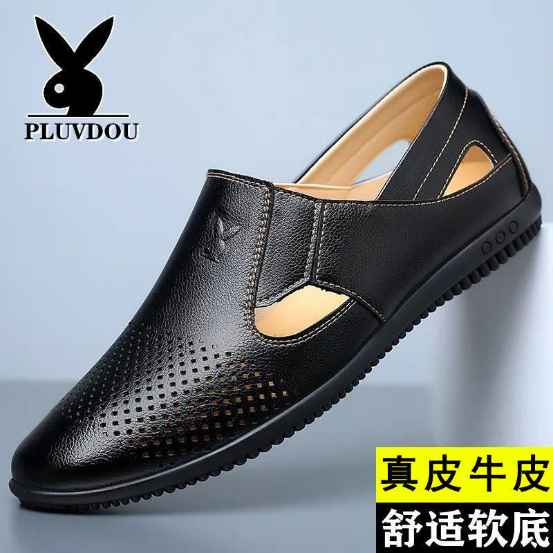 【military-grade leather shoes - premium quality】100% full grain cowhide leather, clearance sale! soft sole leather shoes for men, perfect for casual and business wear