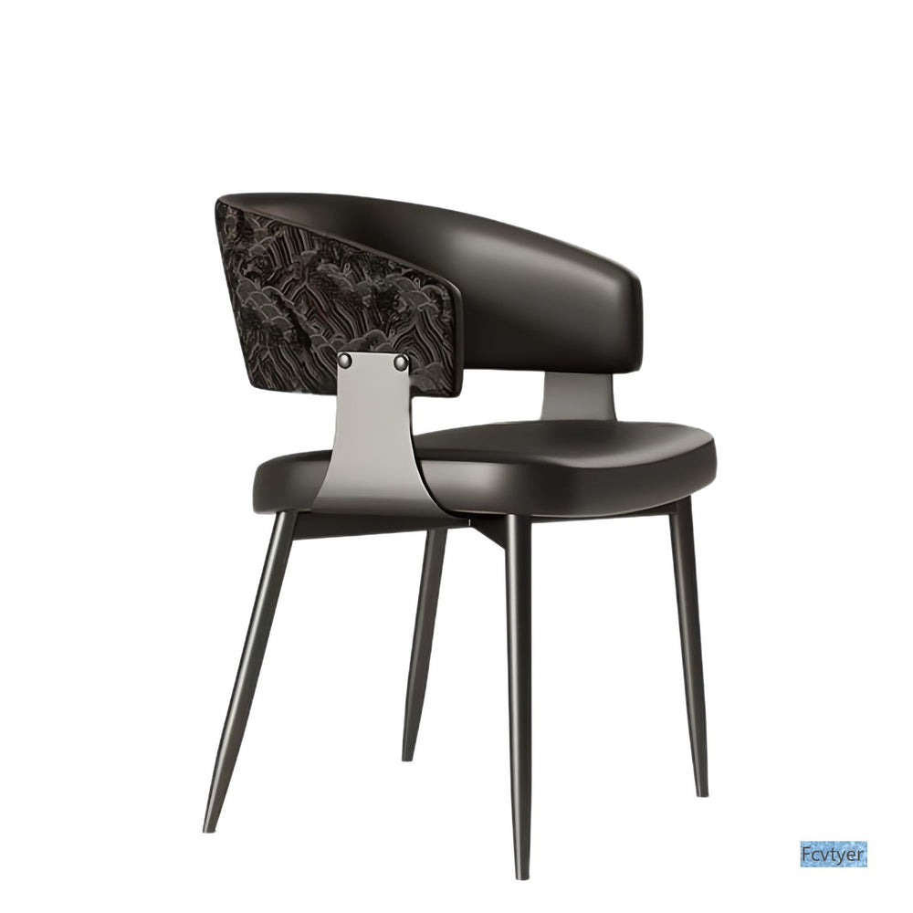 High-end dining chair for home dining table chair accessible luxury tea chair hotel reception negotiation chair casual chair makeup back stool