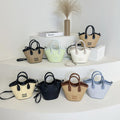 summernew arrival miu satchel tote bag women's 2025new arrival shoulder crossbody vegetable basket bucket