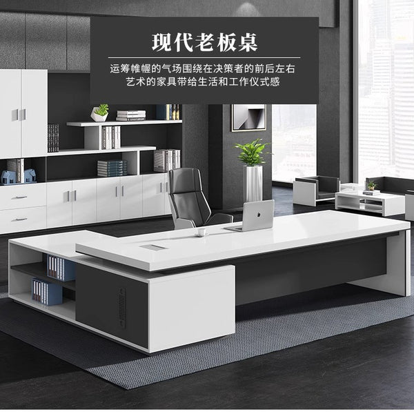 Strictly selected atmospheric boss office desk and chair combination large desk president desk supervisor desk simple modern office manager desk