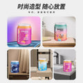 Car coke can aromatherapy light fragrance solid balm ornament fragrance air freshener car interior accessories cup holder