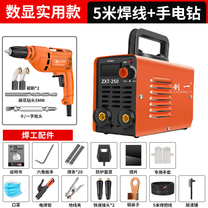 Chuangyi industrial grade welding machine 380v high power 220v for home dual voltage intelligent special stainless steel welding king