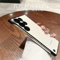 Transparent ultra-thin electroplated magnetic case for samsung s26 ultra, s23 frameless hard case, s24 lens protection case