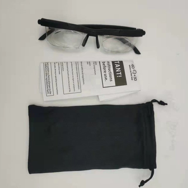 Adjustable focus reading glasses magnifier universal adjustable eyeglasses