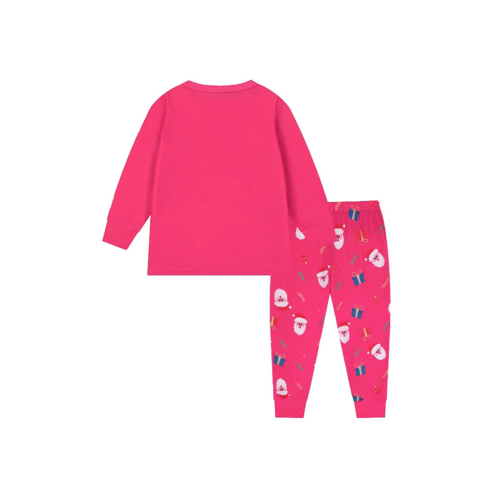 Flame-retardant fabric  hot-selling  cross-border new christmas children's clothing  christmas joy santa claus kids
