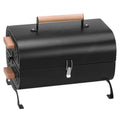 Outdoor portable barbecue grill smokeless foldable barbecue grill thickenedcamping style large frying and grilling dual-purpose charcoal barbecue stove
