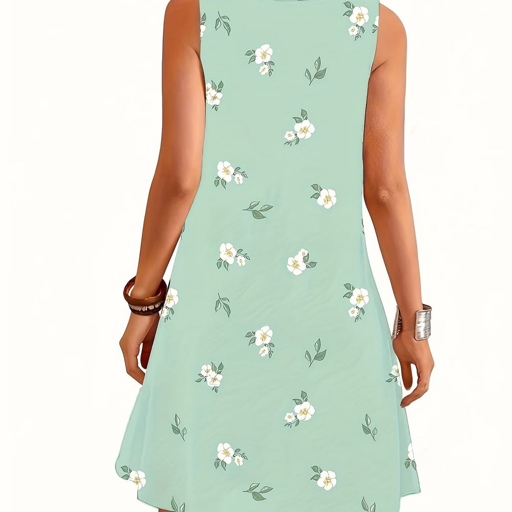wholesale women's short-sleeved dresses, fashionable women's dresses for spring, summer, and autumn, new cross-border printed designs