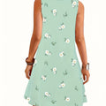 wholesale women's short-sleeved dresses, fashionable women's dresses for spring, summer, and autumn, new cross-border printed designs