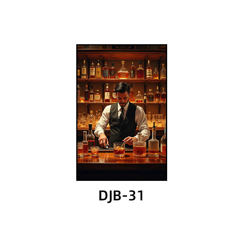 Bar luminous decorative painting ktv box atmosphere led hanging painting nightclub club trend creative neon mural