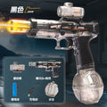 Popular popular fire light small ice mouse electric water gun toy large capacity high speed continuous fire water gun kids water toy