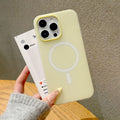 2-in-1 jelly magnetic case for iphone 16 pro max, apple 15 skin-feel matte protective cover for iphone 14