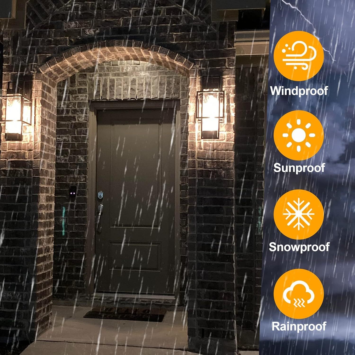Modern Outdoor Lighting Dusk to Dawn Outdoor Lighting Exterior Wall Wall Lights Waterproof Porch Lights Garage Door