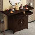 New chinoiserie buddha cabinet, standing cabinet, god of wealth, bodhisattva, guan gong, altar, casual altar, shrine, incense table, altar cabinet, bamboo
