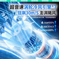 2026 new desktop high-speed fan, usb rechargeable, for home and office, wall-mountable, digital display, 100-speed adjustable, circulating electric fan
