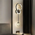 Modern minimalist nordic light luxury style wall lamp - bedroom bedside, hallway, creative background wall lighting fixture