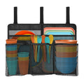 Camping dish drying bag foldable dish drainer rack portable mesh utensil organizer bag handheld mesh bag
