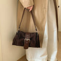 Women's underarm bag 2025 new autumn/winter retro fashion shoulder bag high-end versatile commuter crossbody bag